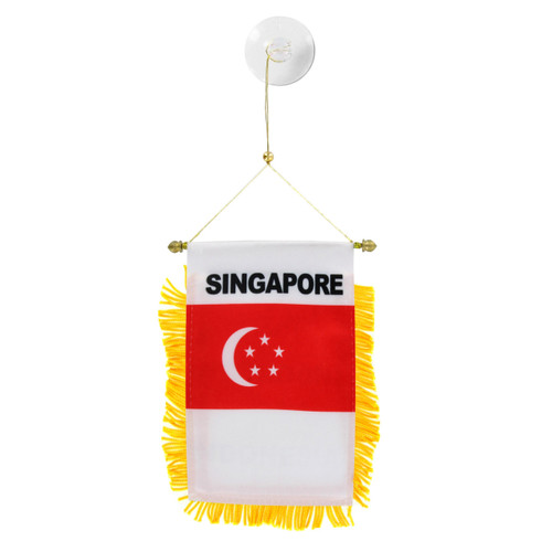 Singapore Mini Window Banner - 4in x 6in