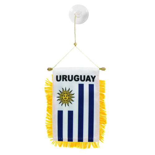 Uruguay Mini Window Banner - 4in x 6in