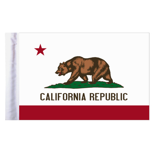 California Motorcycle Flag - 6" x 9"