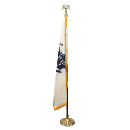 Coast Guard 3ft x 5ft  Flag - Super Tough - Tassel, Flagpole, and Base
