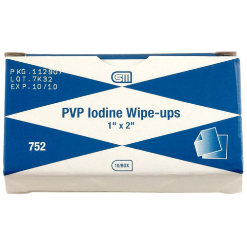 10-Pack CSM PVP Iodine Swab Capsules