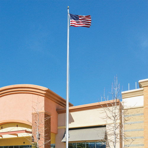 25-Foot Atlas Series ECXA25 Flagpole with Revolving Truck