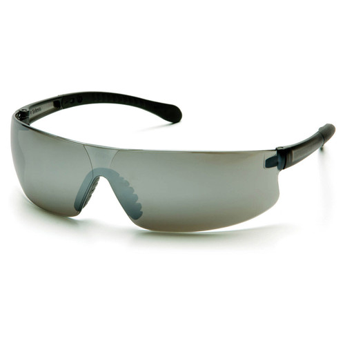 Pyramex Provoq Safety Glasses - Silver Mirror Lens - Silver Mirror Frame