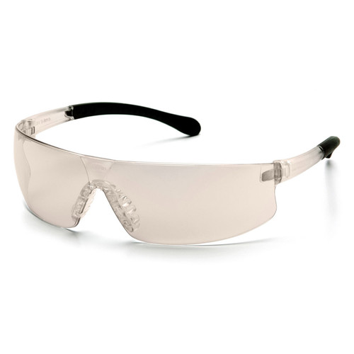 Pyramex Provoq Safety Glasses - Indoor/Outdoor Mirror Anti-Fog Lens - I/O Mirror Frame