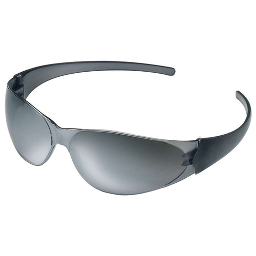 Crews CheckMate Safety Glasses with Silver Mirror Lens