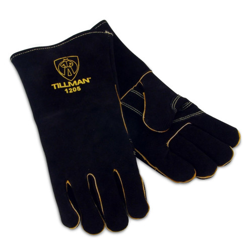 Tillman 1205 Premium Side Split Cowhide Stick Welding Gloves - Single Pair (L)