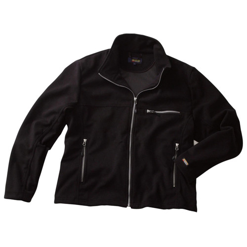 black Blaklader Two Fisted Wind & Waterproof Fleece Storm Jacket