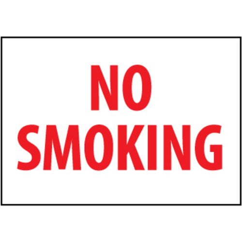 No Smoking, 10x14, Aluminum Sign