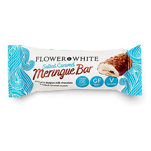 Flower & White Salted Caramel Meringue Bar - 0.83oz (23.5g)