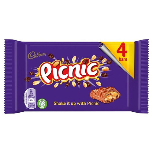 Cadbury's Picnic - 4 Pack - 128g