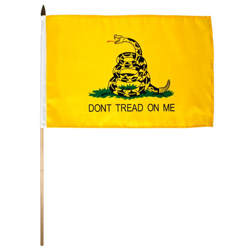 Gadsden Flag 12 x 18 Inch - Dont Tread On Me
