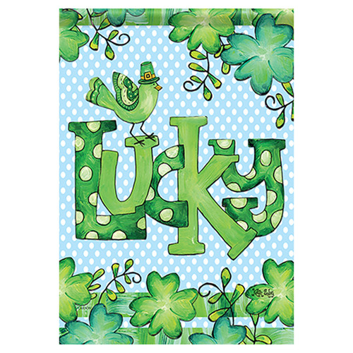 St. Patrick's Day Banner Flag - Feeling Lucky - 28in x 40in