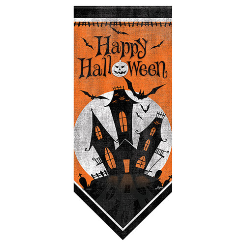 Carson Halloween Long Banner Flag - Haunted Mansion