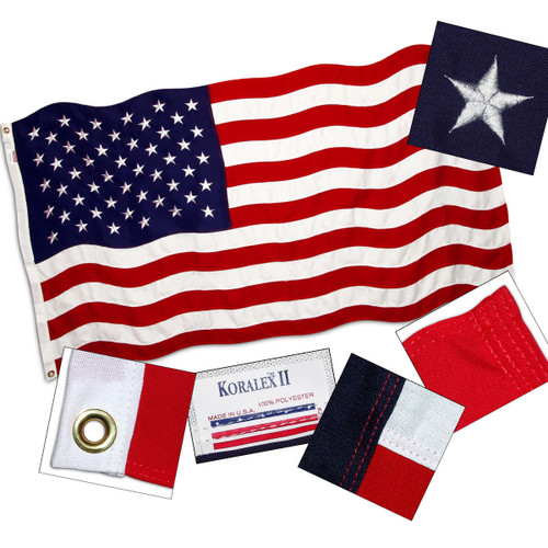 US Flag 15ft x 25ft Sewn Polyester