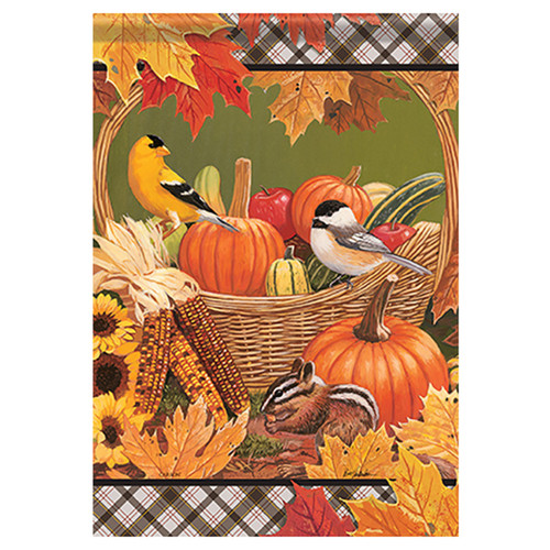 Carson Fall Banner Flag - Basket of Autumn