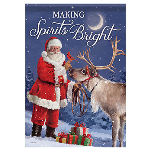 Carson Christmas Banner Flag - Bright Spirits - 28in x 40in