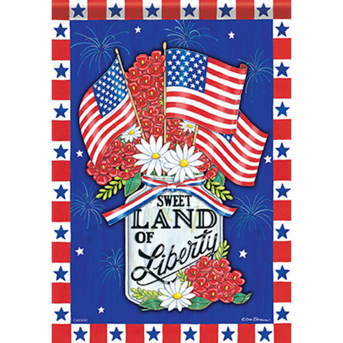 Carson Patriotic Banner Flag - Sweet Land - 28in x 40in