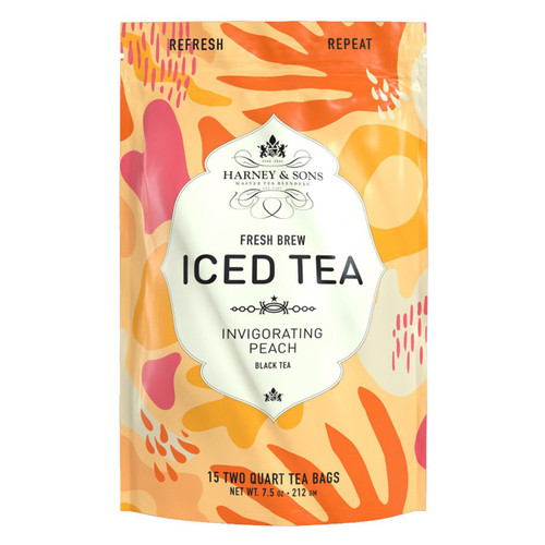 Harney and Sons Iced Tea - Invigorating Peach - 15 Count