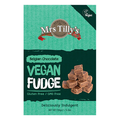 Mrs. Tilly's Vegan Belgian Chocolate Fudge - 5.29oz (150g)