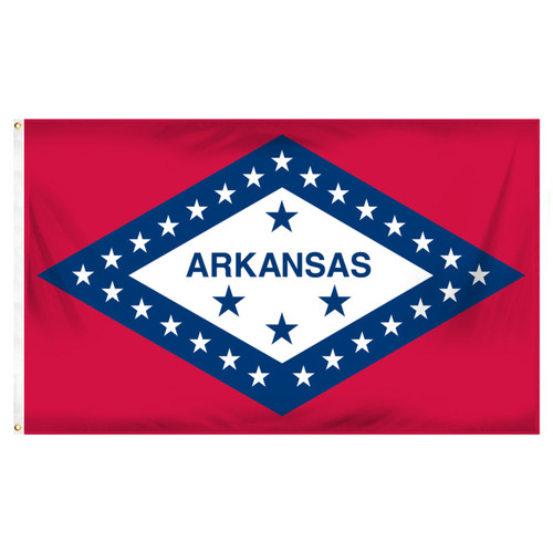 Arkansas 3ft x 5ft Printed Polyester Flag