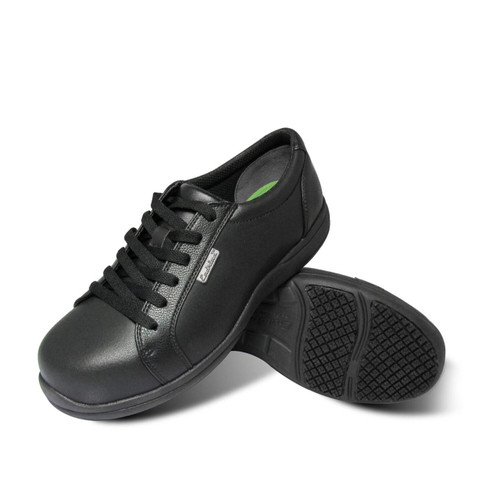 Genuine Grip Women's Selena Black Composite Toe Professional Work Shoe - 360