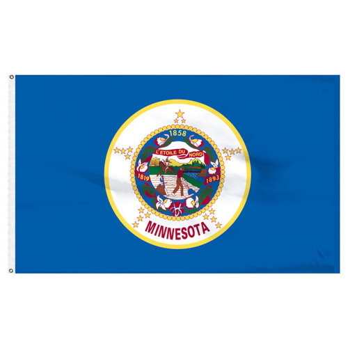 2-Foot x 3-Foot Minnesota Nylon Flag