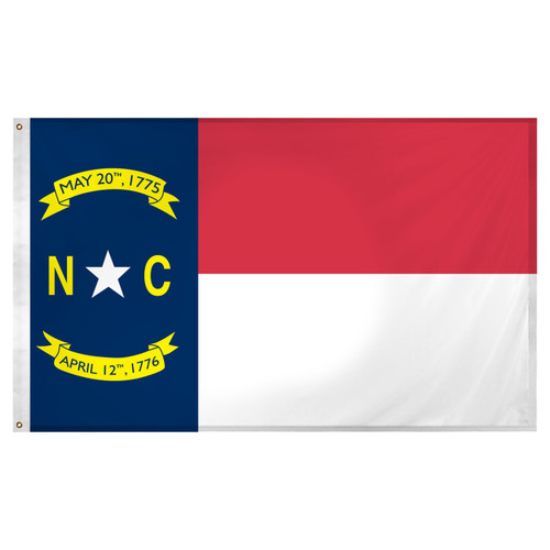 North Carolina Flag 3ft x 5ft Super Knit polyester