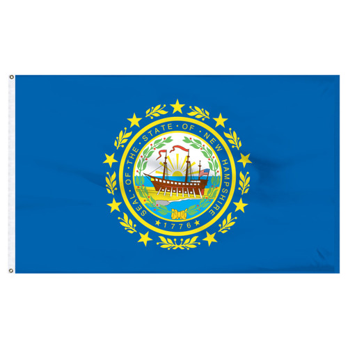 New Hampshire flag 6 x 10 feet nylon