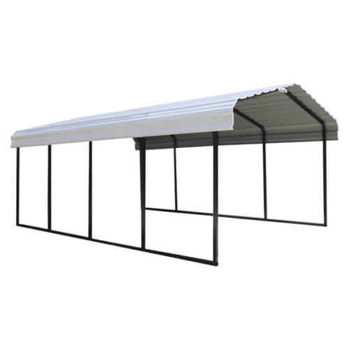 Arrow Carport 12 x 20 x 7 Ft. - Eggshell