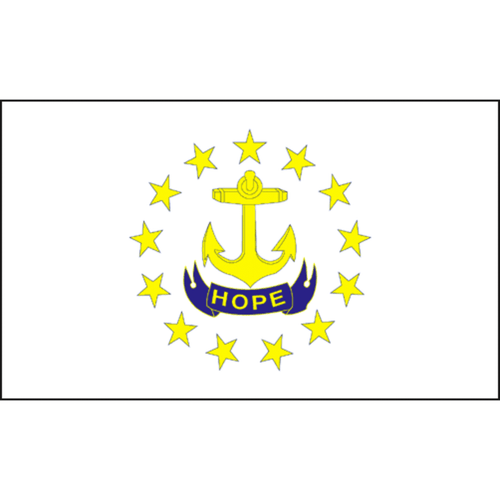 Rhode Island 12ft x 18ft Nylon Flag