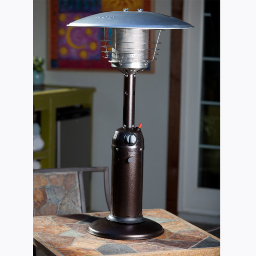 Hammered Bronze Finish Table Top Patio Heater