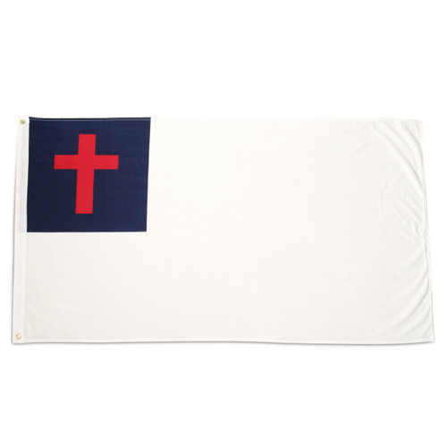 3-Ft. x 5-Ft. Christian Super Knit Polyester Flag
