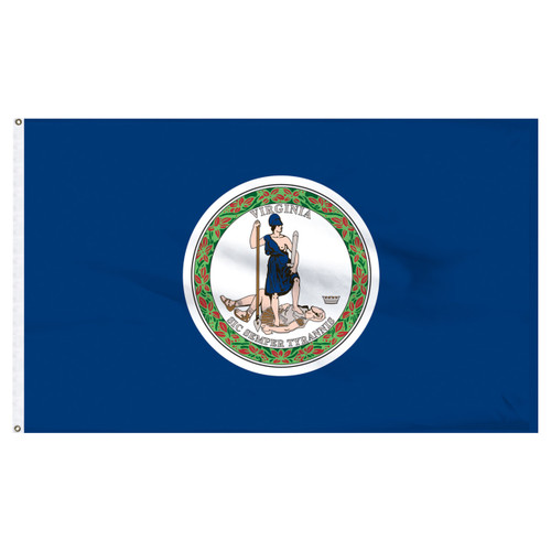 Virginia Flag 5 x 8 Feet Nylon