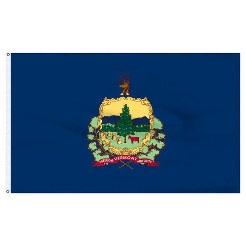 Vermont Flag 5 x 8 Feet Nylon