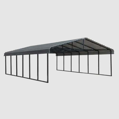 Arrow Carport 20 x 29 x 7 Ft. - Charcoal