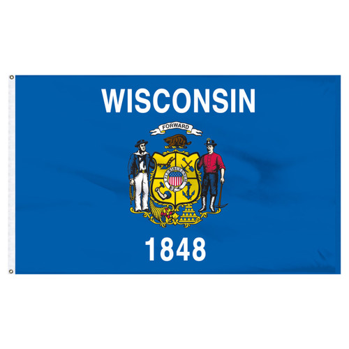 4ft x 6ft Wisconsin Nylon Flag
