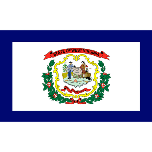 4ft x 6ft West Virginia Nylon Flag