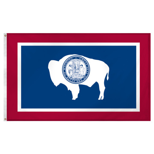 Wyoming Flag 3 x 5 Super Knit Polyester