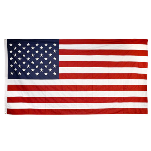 Online Stores, Inc. 5ft x 9.5ft Cotton American Memorial Flag