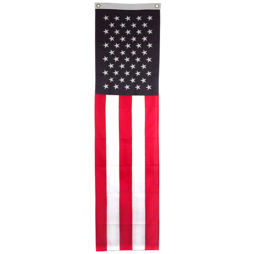 US Flag Pulldown - Online Stores Brand - 20inch x 8ft OLS - Sewn Nylon