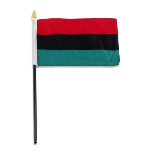 African American flag 4 x 6 inch