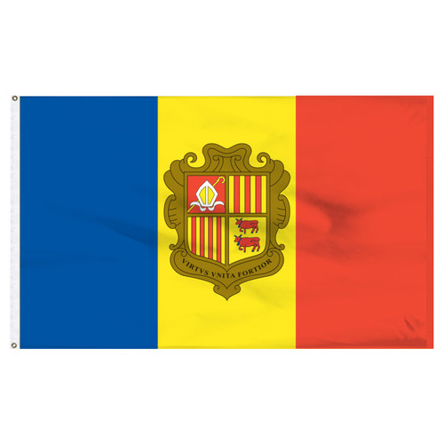 Andorra 5ft x 8ft Nylon Flag