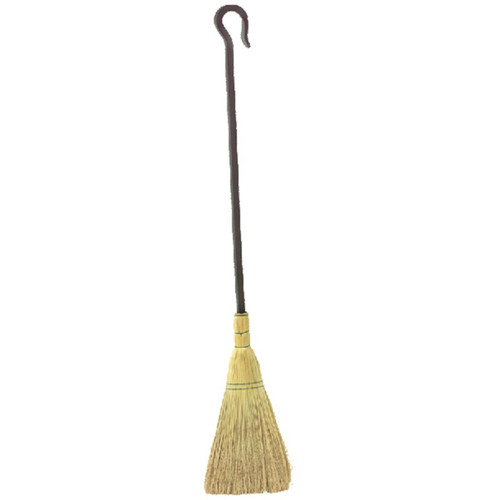39" Black Wrought Iron Broom - BROOM-2