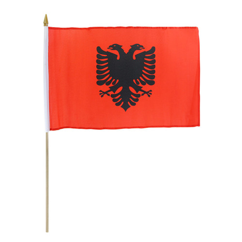 Albania flag 12 x 18 inch