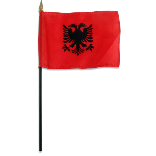 Albania flag 4 x 6 inch