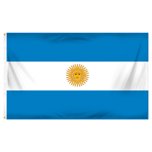 Argentina 3ft x 5ft Printed Polyester Flag