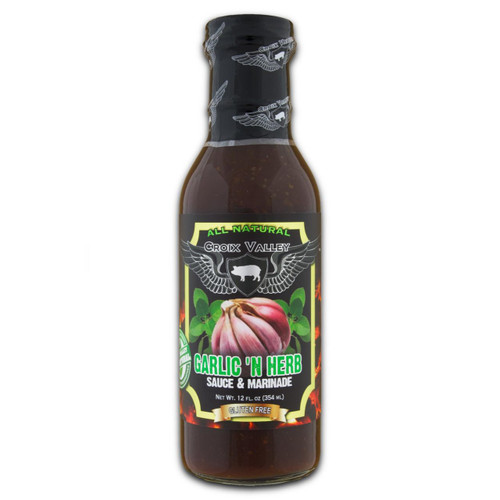 Croix Valley Garlic N Herb Sauce & Marinade - 12 fl oz (354 ml)