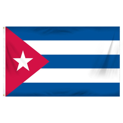 Cuba 3ft x 5ft Printed Polyester Flag