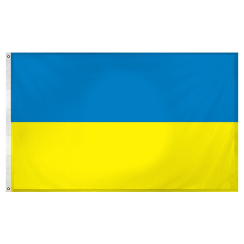Ukraine Flag 5ft x 8ft Super Knit Polyester
