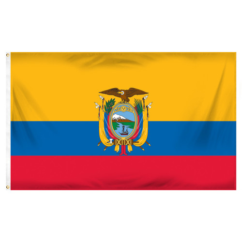 Ecuador 3ft x 5ft Printed Polyester Flag